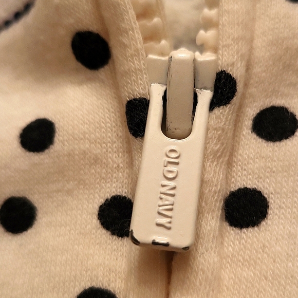 Old Navy polka dot zip up hoodie - Picture 5 of 5